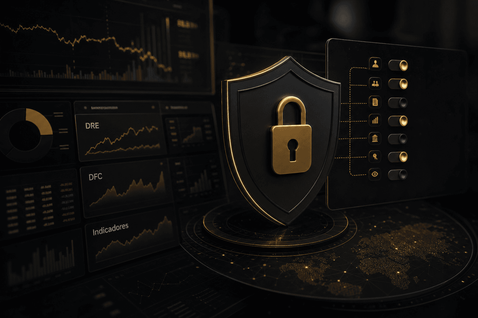 Escudo e controle de permissões sobre dados financeiros no FinHub